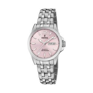 Reloj F20455/2 Festina Blanco N&aacute;car Mujer Acero Cl&aacute;sico